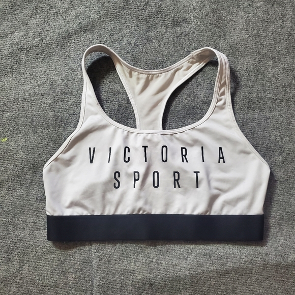 Victoria Sport size M light grey mid support athletic bra - Picture 2 of 7
